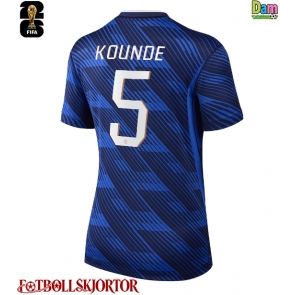 Frankrike Jules Kounde #5 Hemmatröja Dam VM 2026 Kortärmad